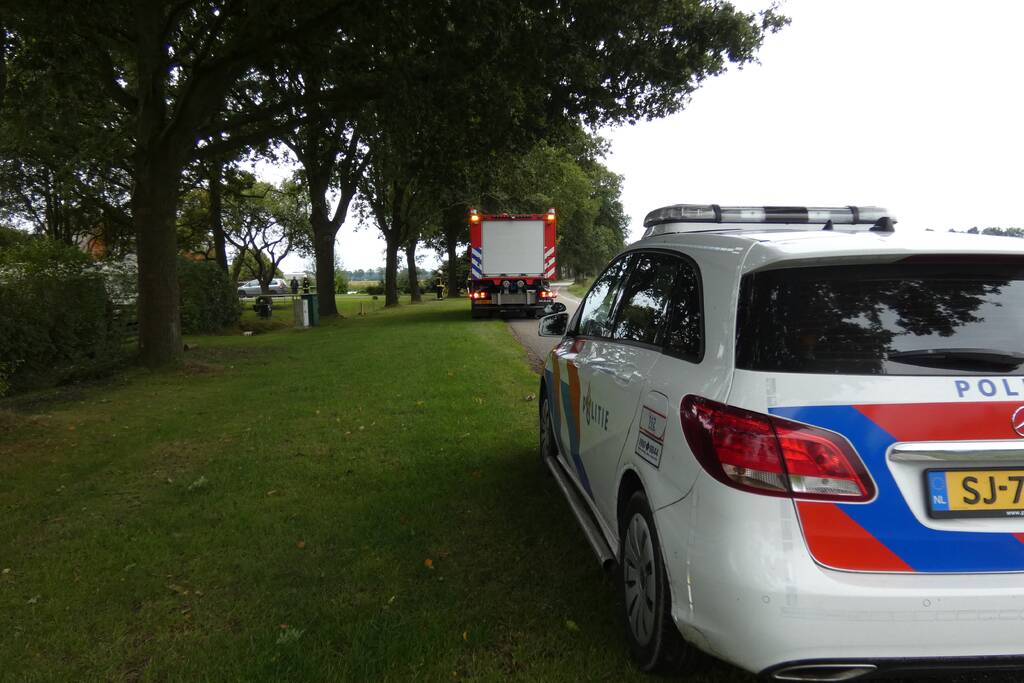 Gaslucht waargenomen naast woning