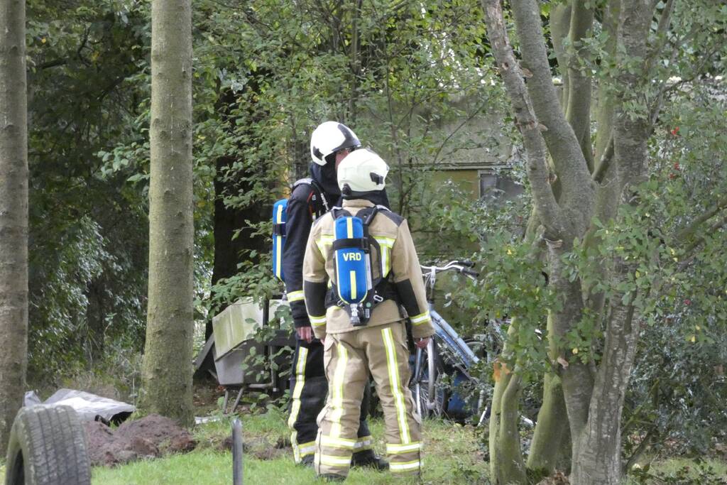 Gaslucht waargenomen naast woning