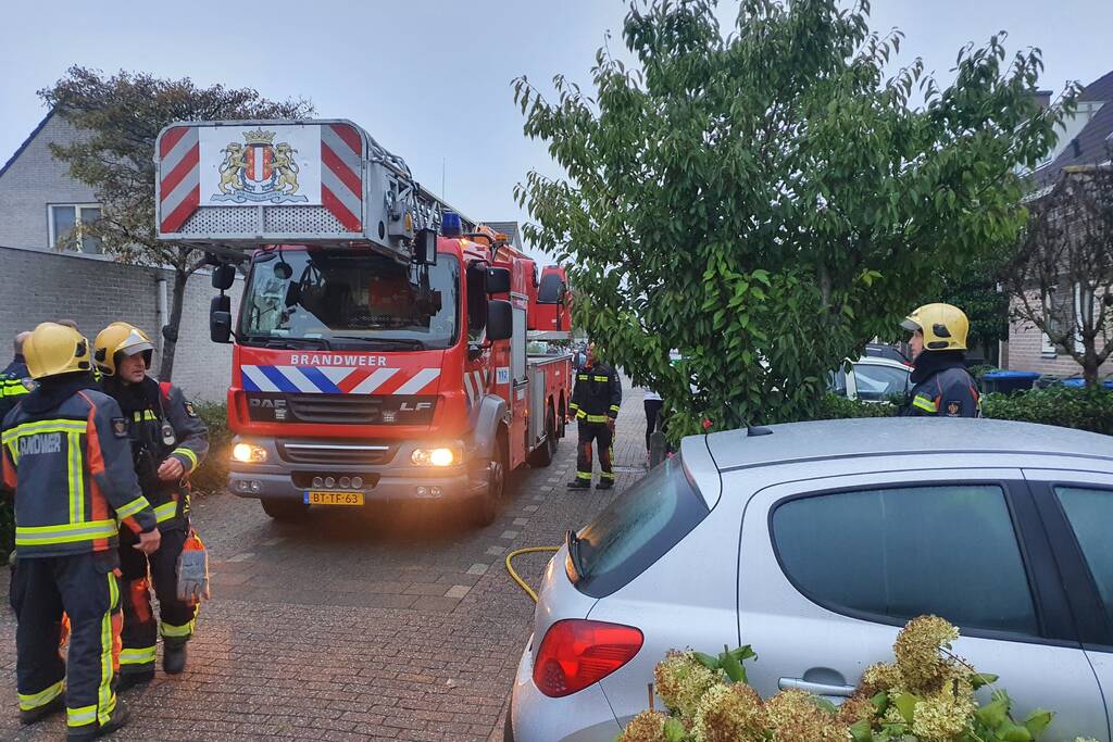 Brand in woning geblust