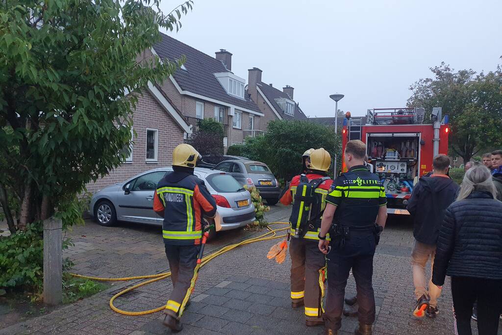 Brand in woning geblust