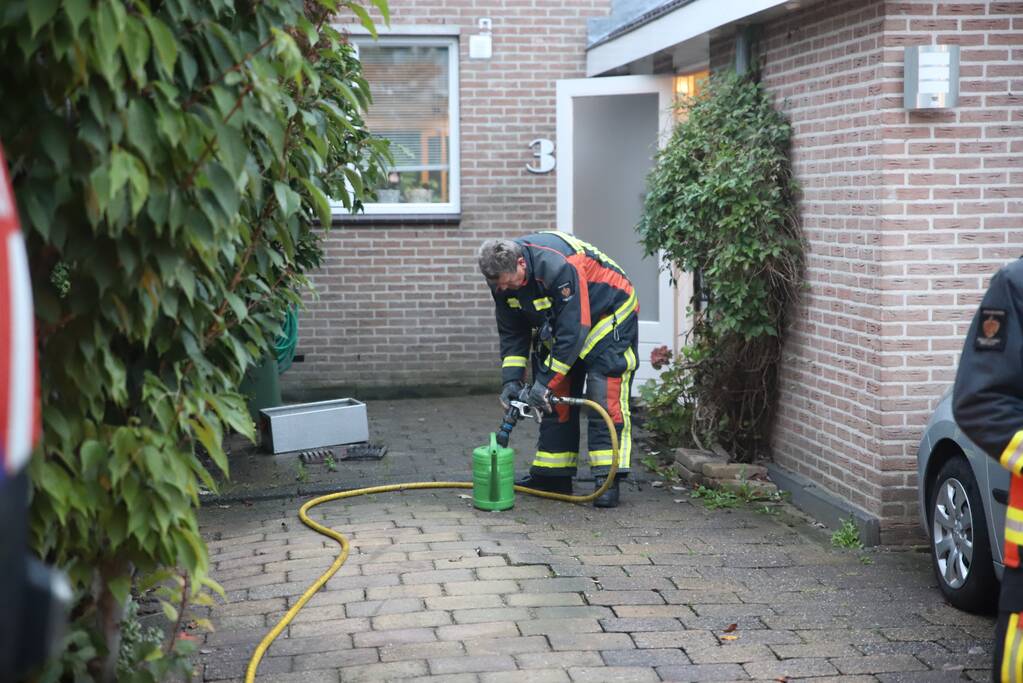Brand in woning geblust