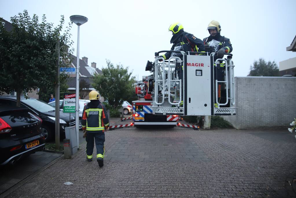 Brand in woning geblust