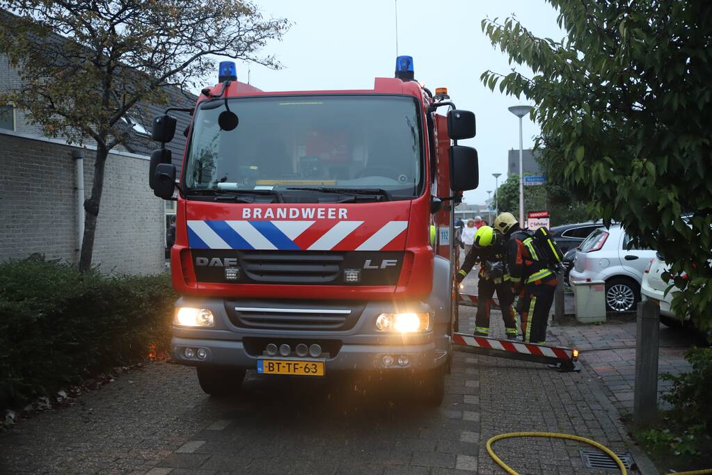 Brand in woning geblust