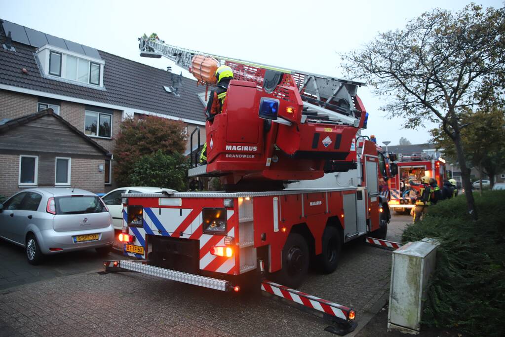 Brand in woning geblust