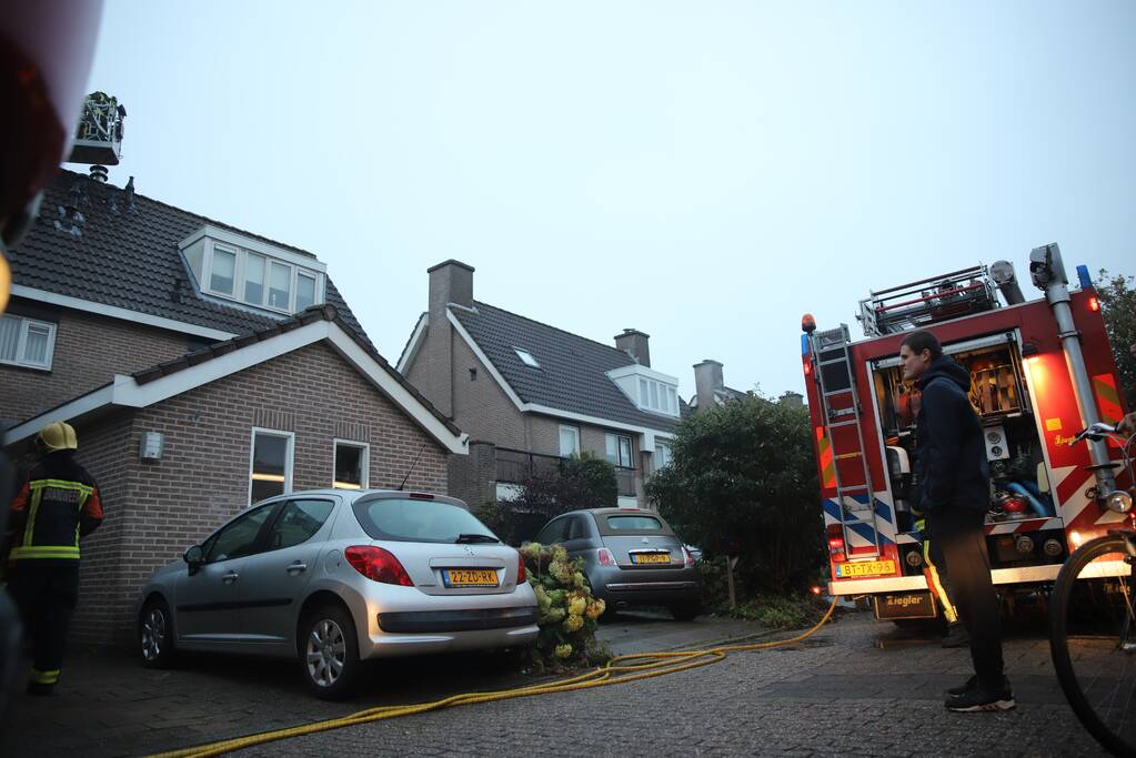 Brand in woning geblust