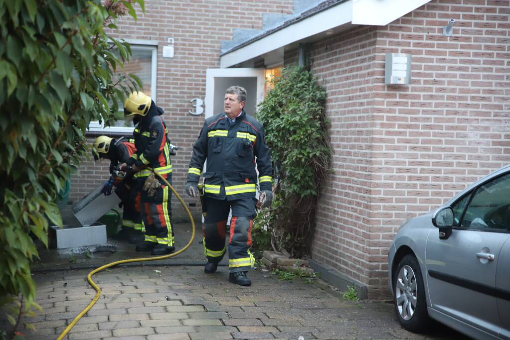 Brand in woning geblust