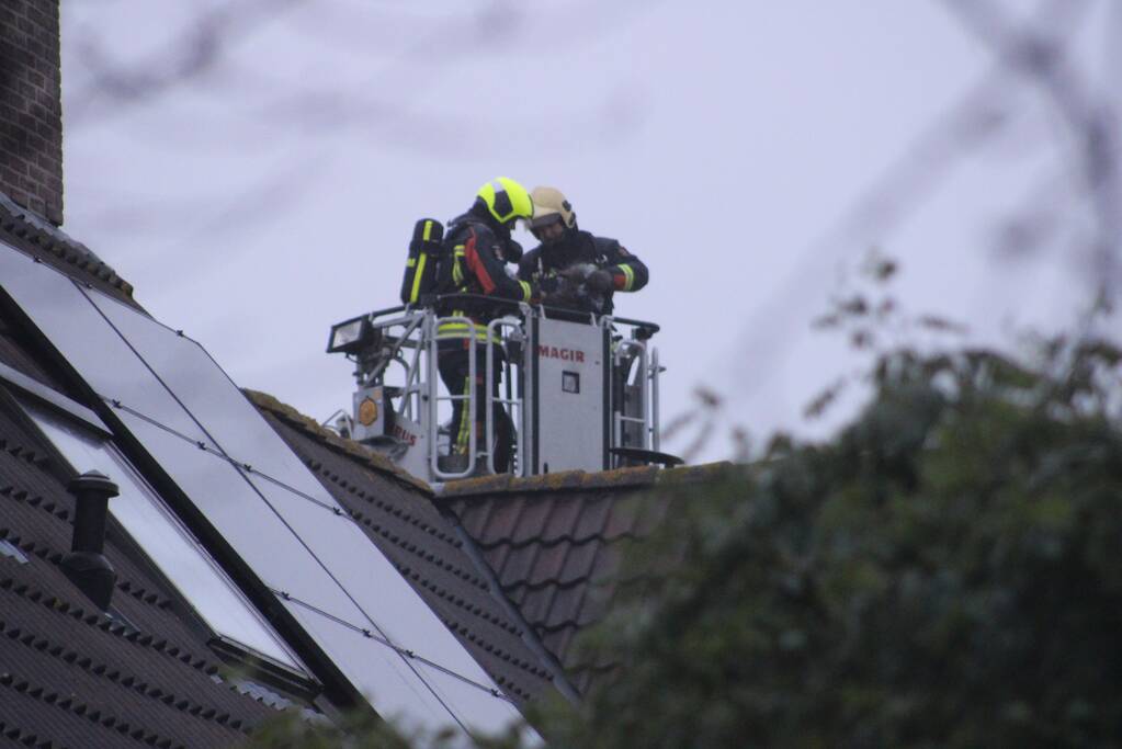 Brand in woning geblust