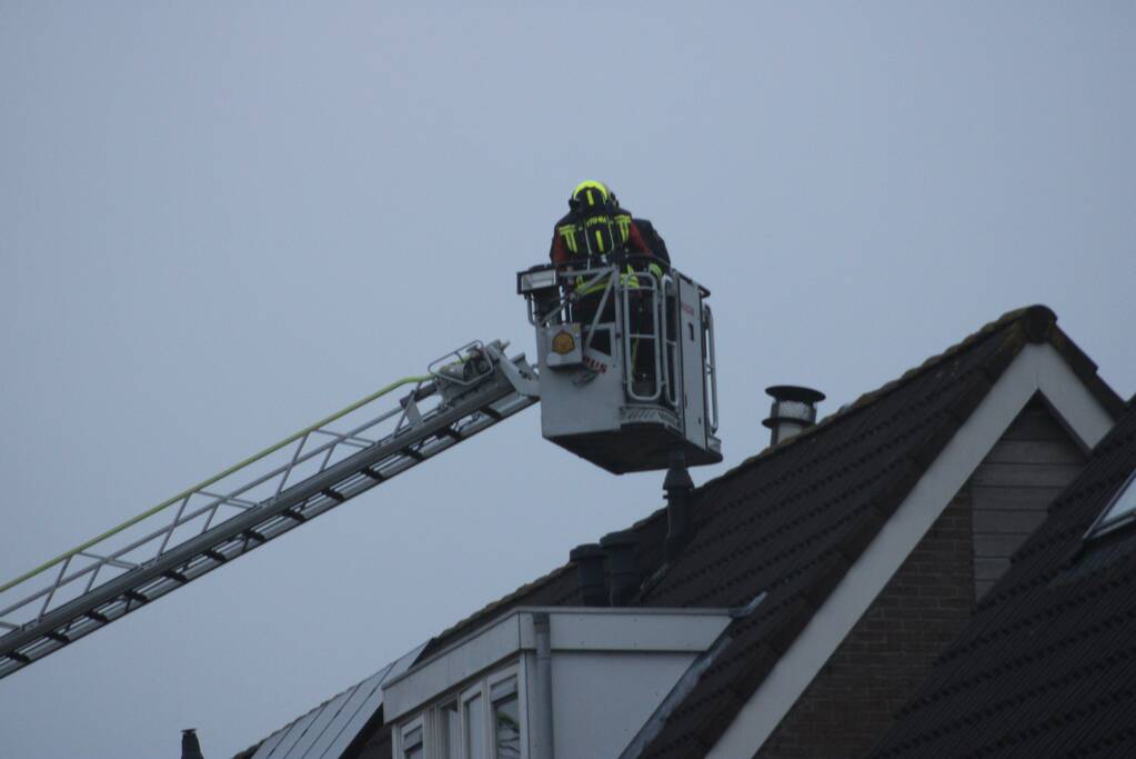 Brand in woning geblust