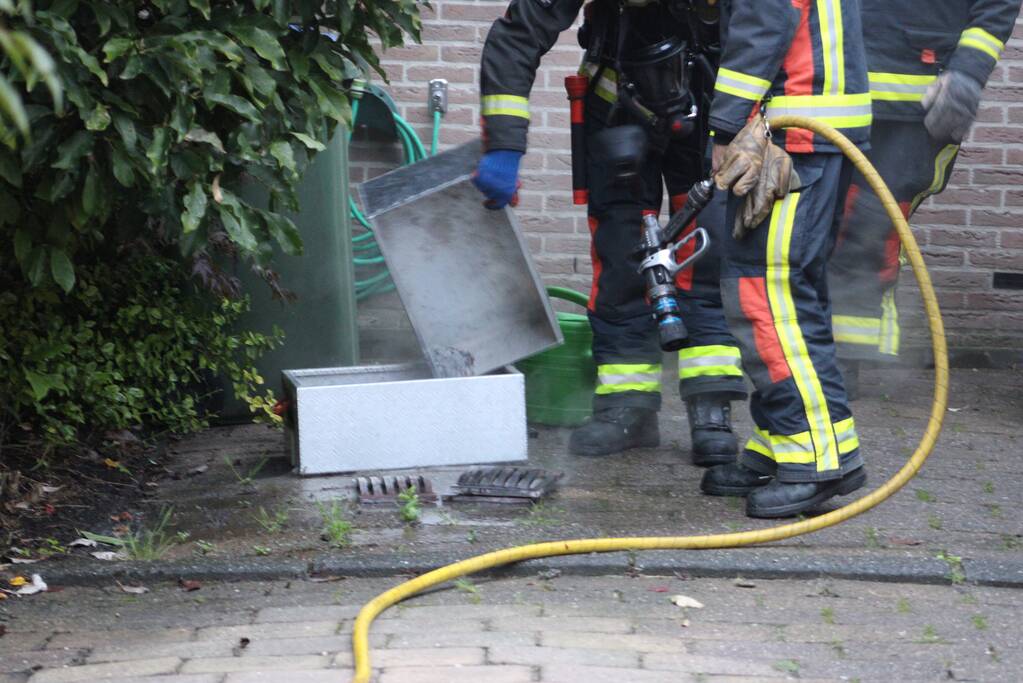 Brand in woning geblust