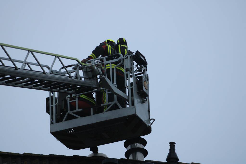 Brand in woning geblust