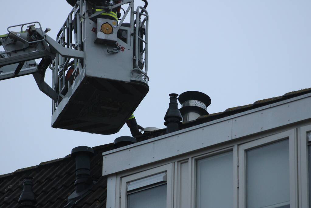 Brand in woning geblust