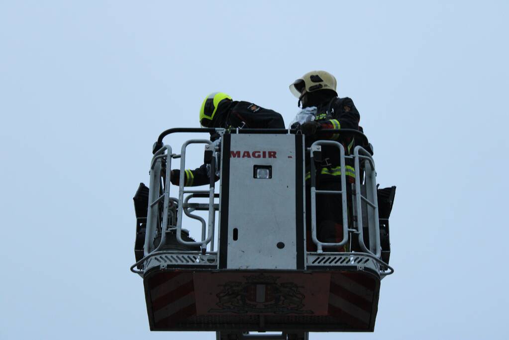 Brand in woning geblust