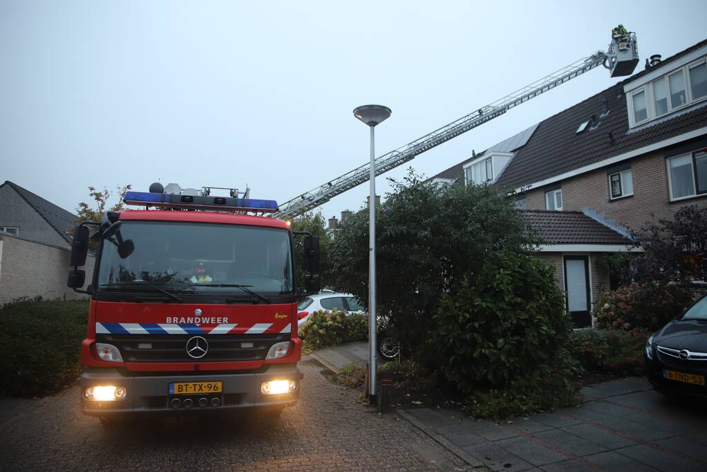 Brand in woning geblust