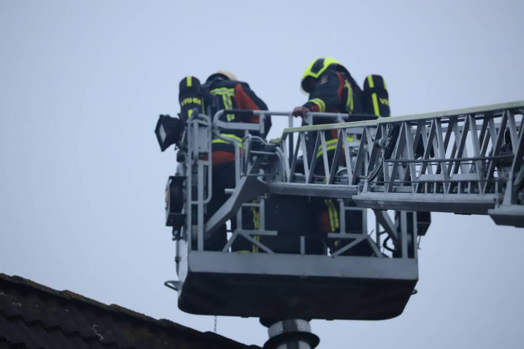 Brand in woning geblust