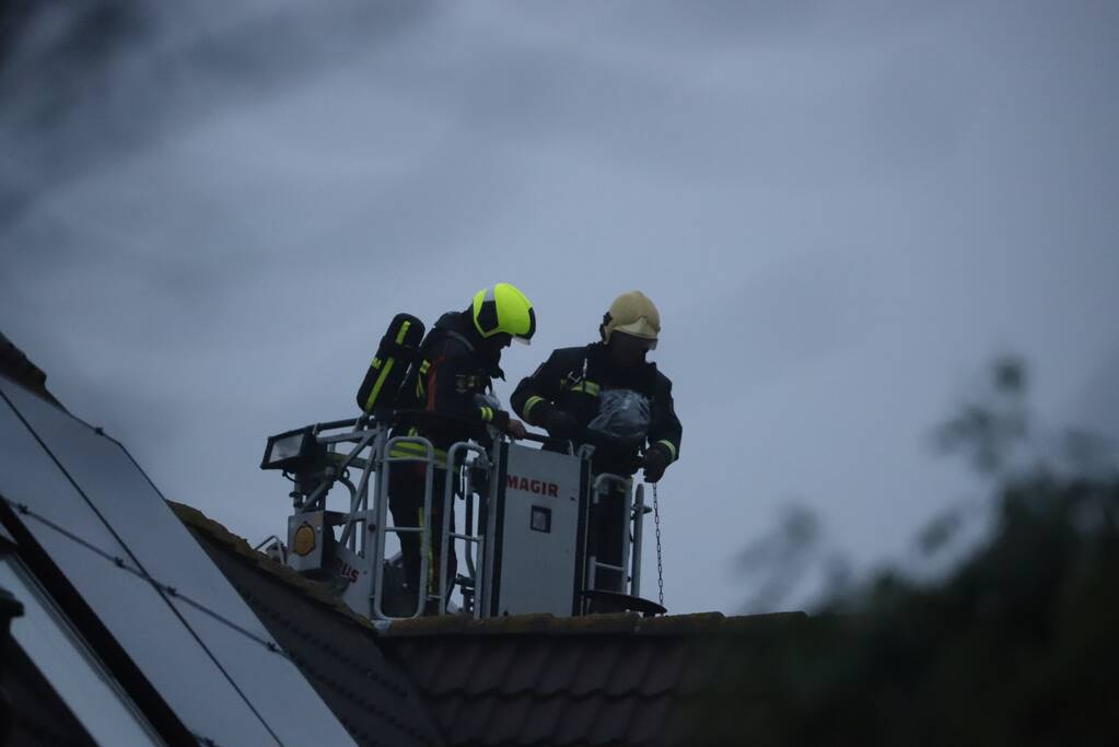 Brand in woning geblust