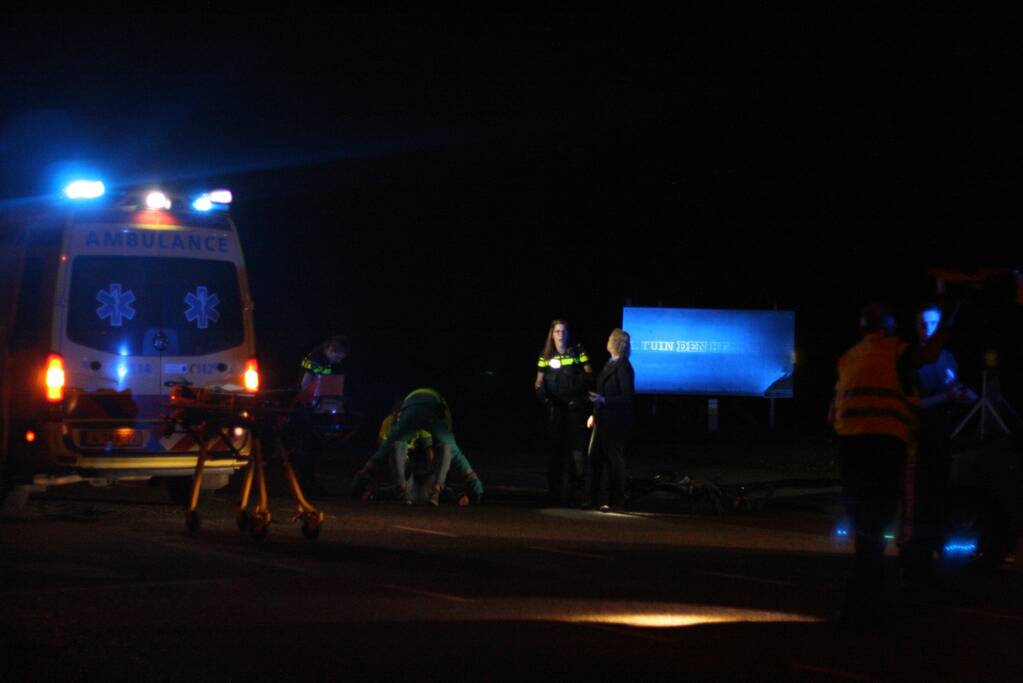 Fietser gewond na botsing met auto