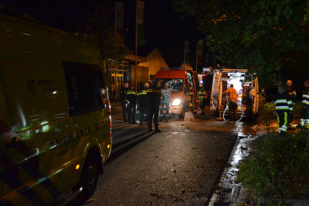 Hulpdiensten groots ingezet voor incident bij bouwbedrijf
