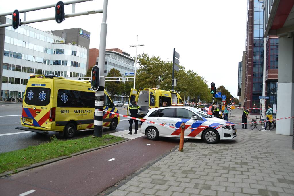 Twee gewonden bij ongeval tussen fiets en scooter