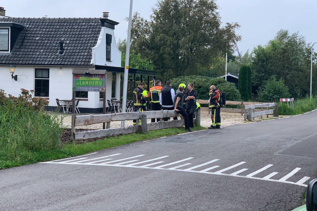 Gaslek aan slootkant ontstaan