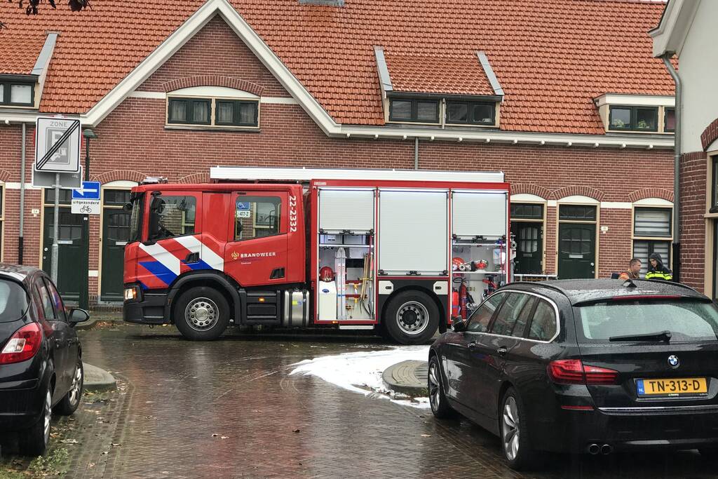 Brand in woning