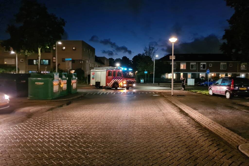 Automobilist ramt lantaarnpaal