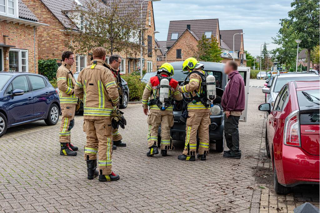 Rook uit 45-km voertuig