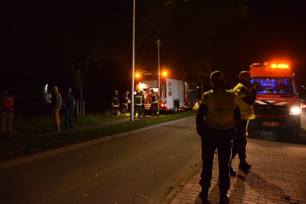 Auto raakt te water, bestuurder aangehouden