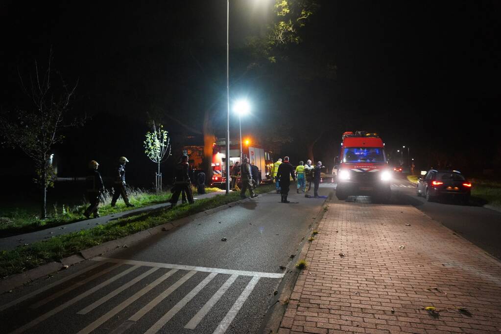 Auto raakt te water, bestuurder aangehouden