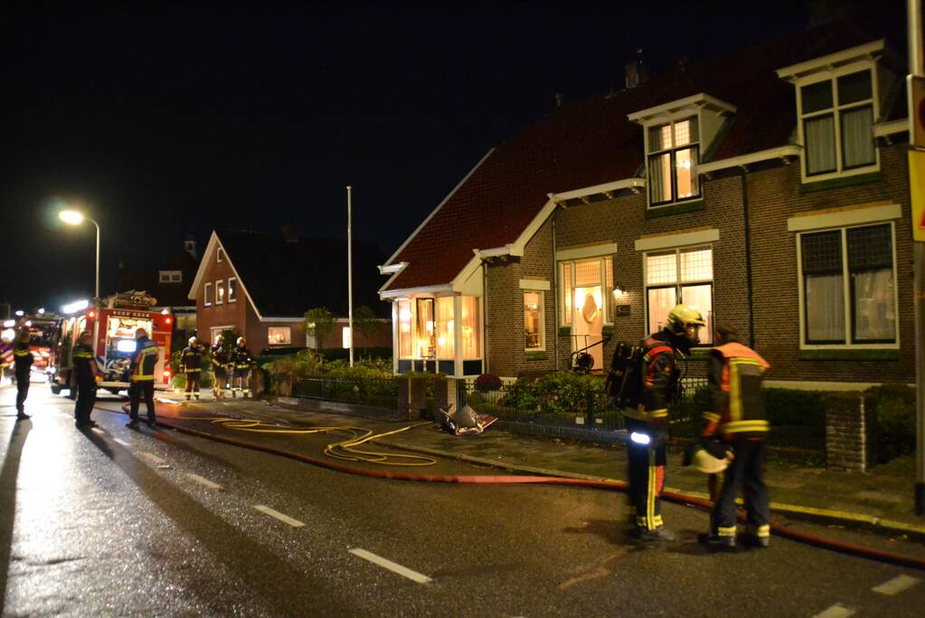Flinke brand in woning