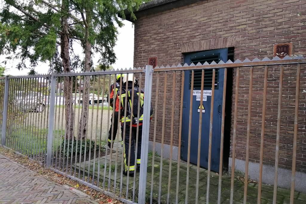 Monteurs blussen brand in elektriciteitshuis