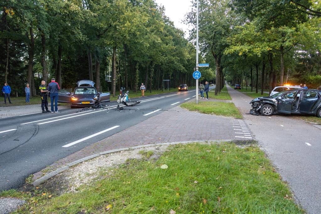 Tesla betrokken bij frontale aanrijding