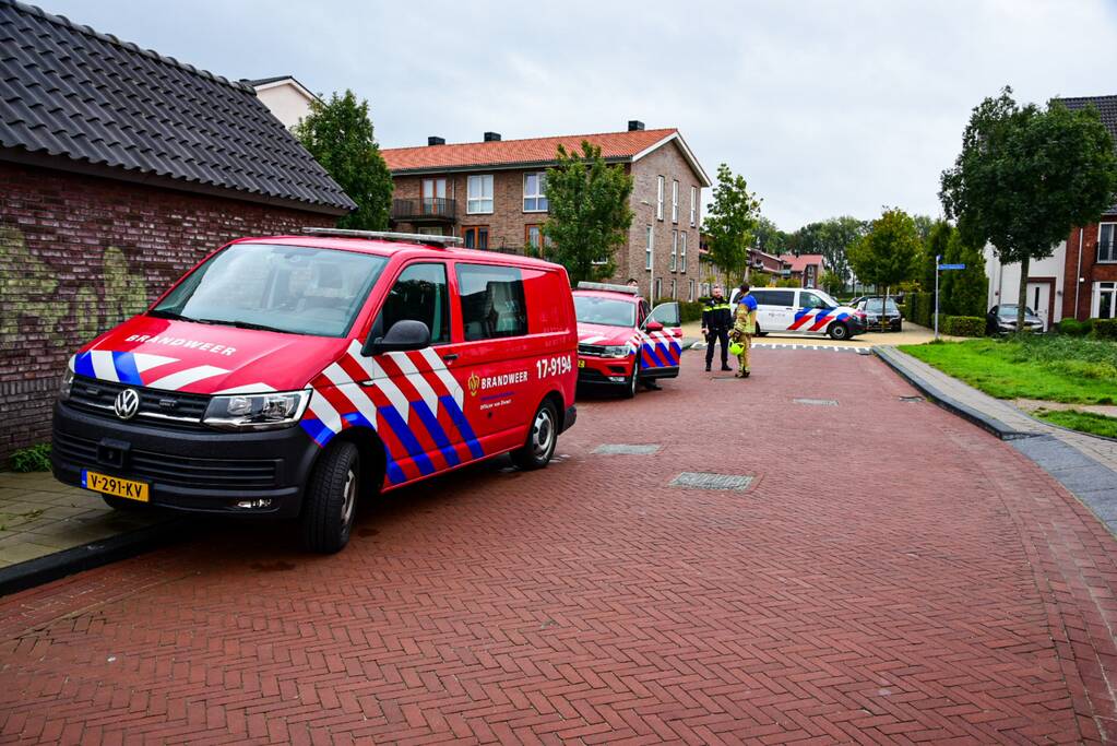 Gasleiding geraakt bij werkzaamheden in woning