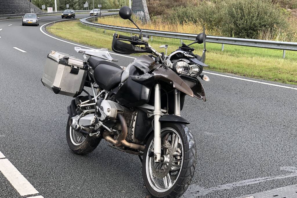 Motor flink beschadigd bij eenzijdig ongeval
