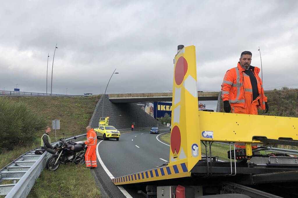Motor flink beschadigd bij eenzijdig ongeval