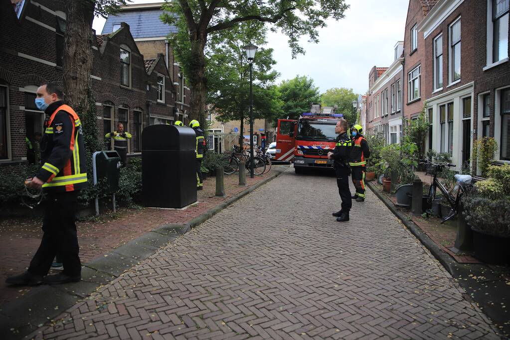Klusser doorboort gasleiding in woning