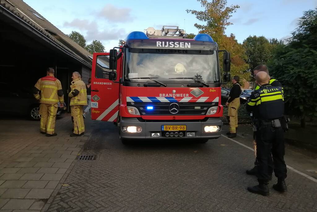 Brand in woning