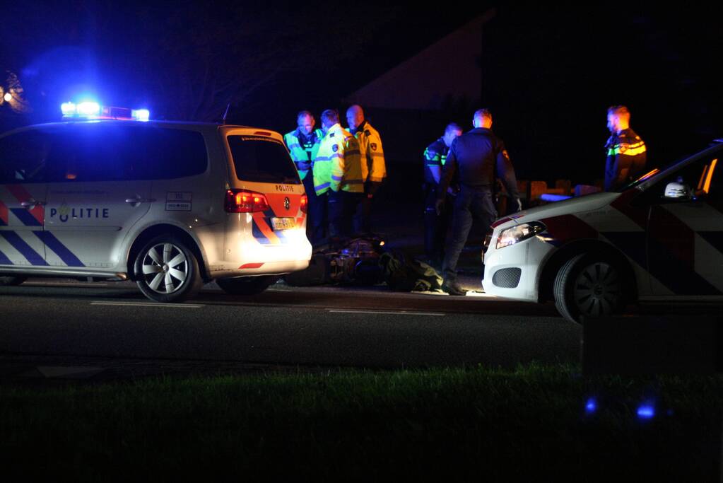 Twee personen aangehouden na achtervolging op scooter
