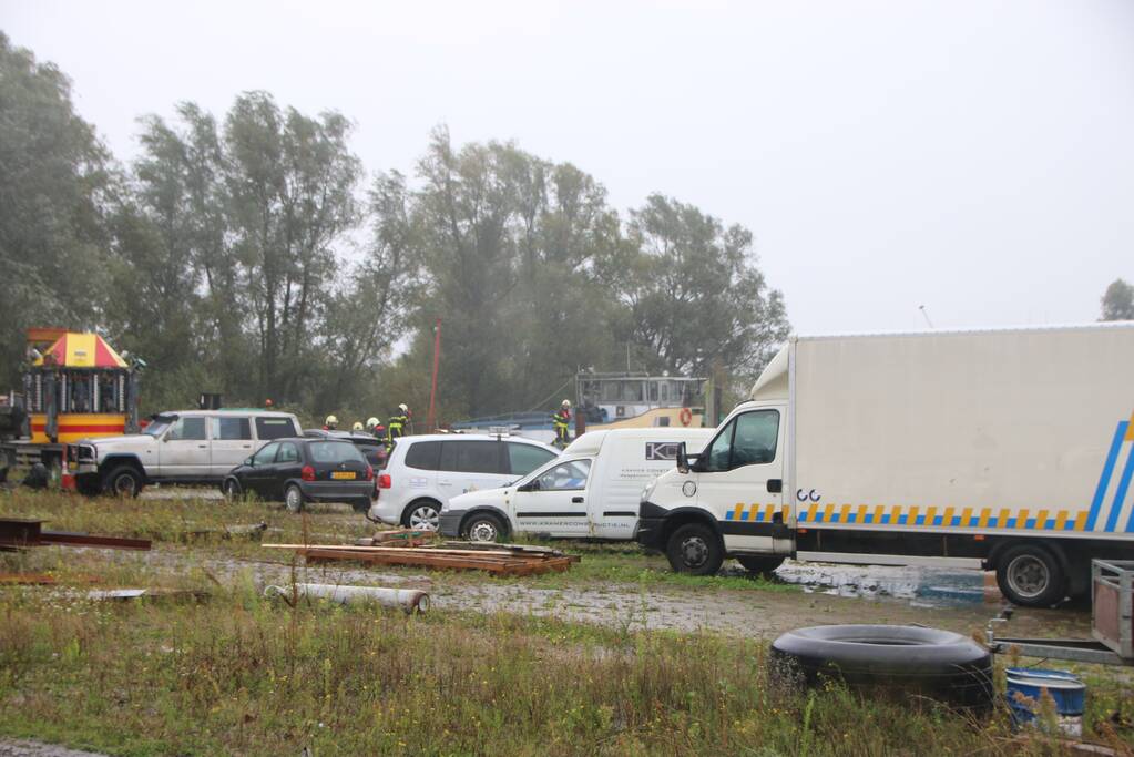 Politie-inval in sloopschip