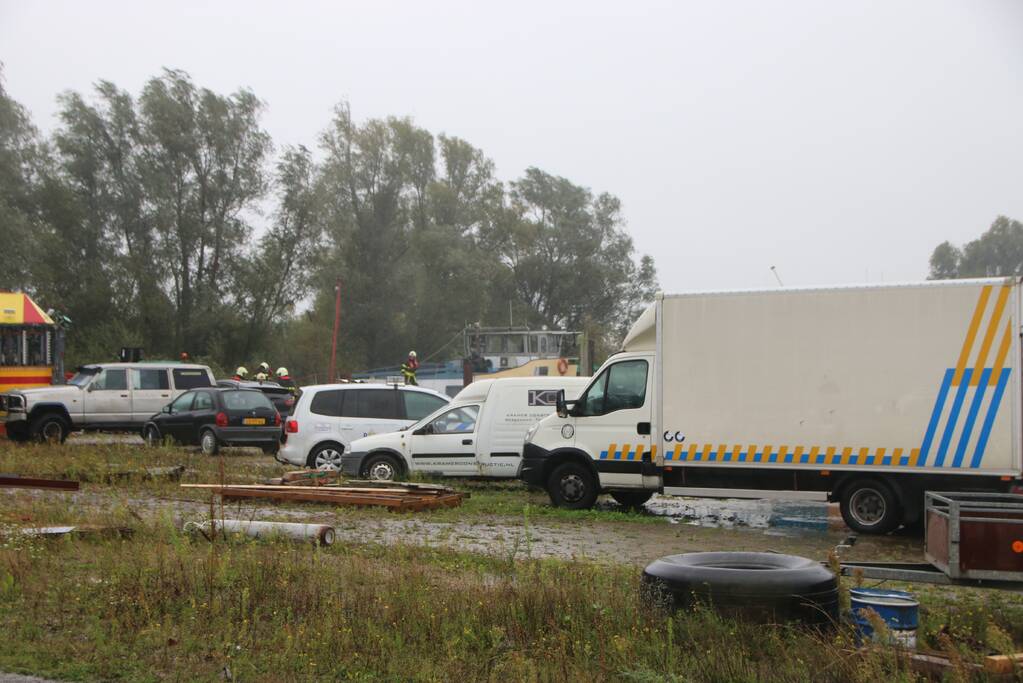 Politie-inval in sloopschip