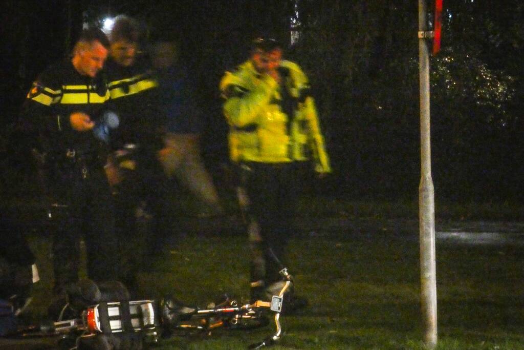 Aanrijding tussen een bestelbus en fietser