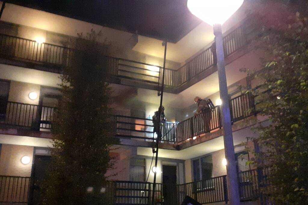 Brand door mogelijke kortsluiting in flat