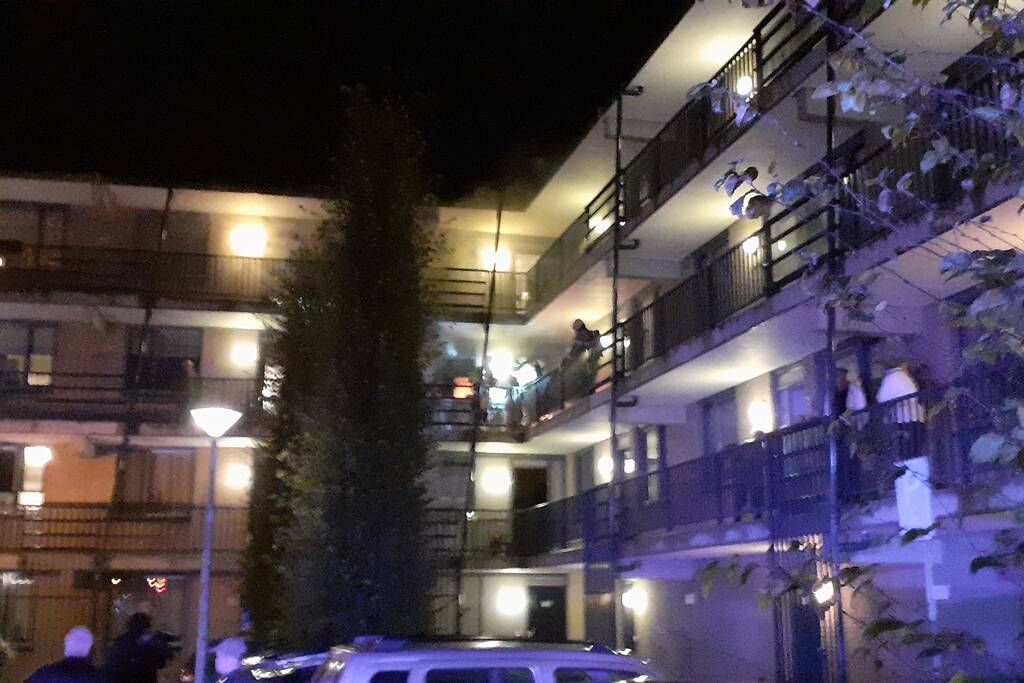 Brand door mogelijke kortsluiting in flat