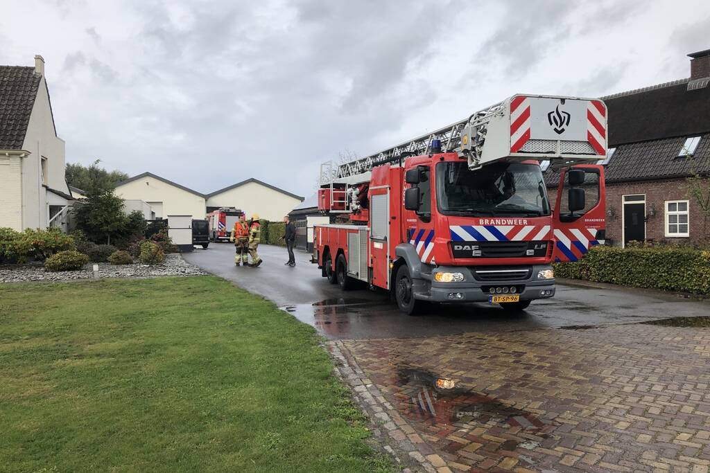 Brand in afvoerkanaal kachel