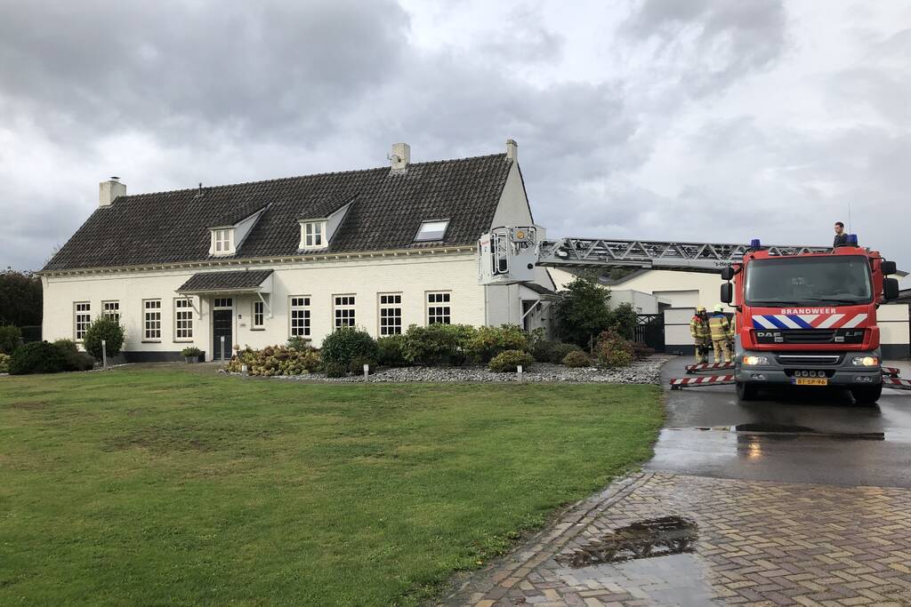 Brand in afvoerkanaal kachel