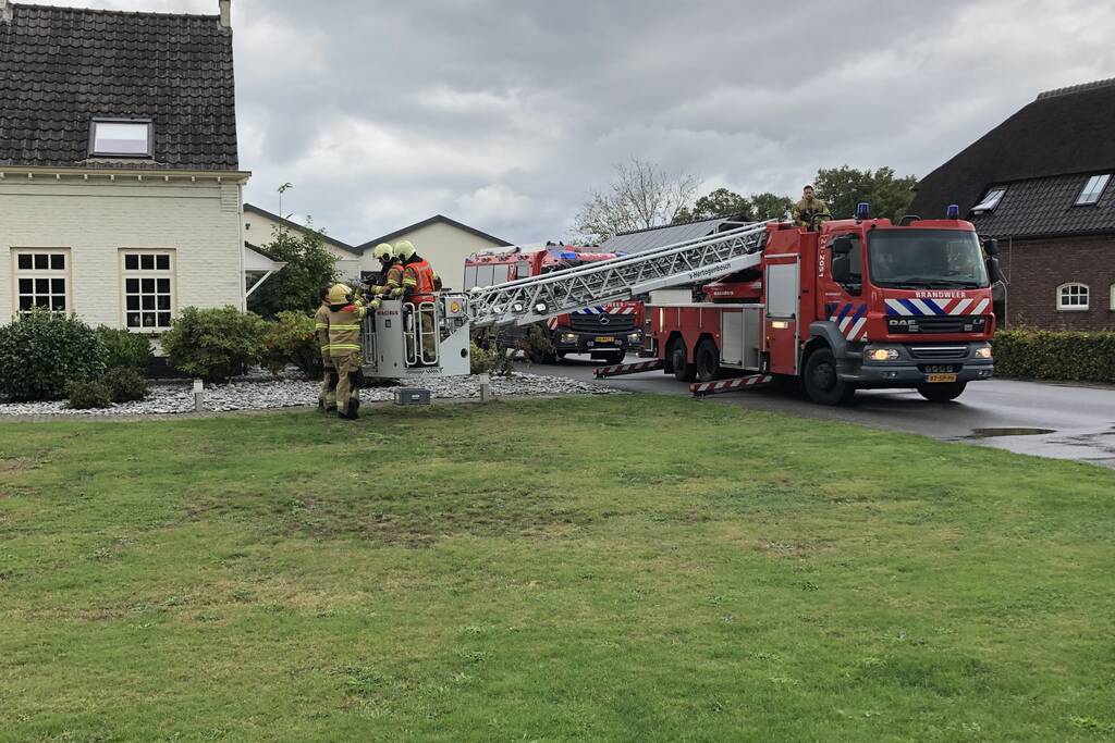 Brand in afvoerkanaal kachel