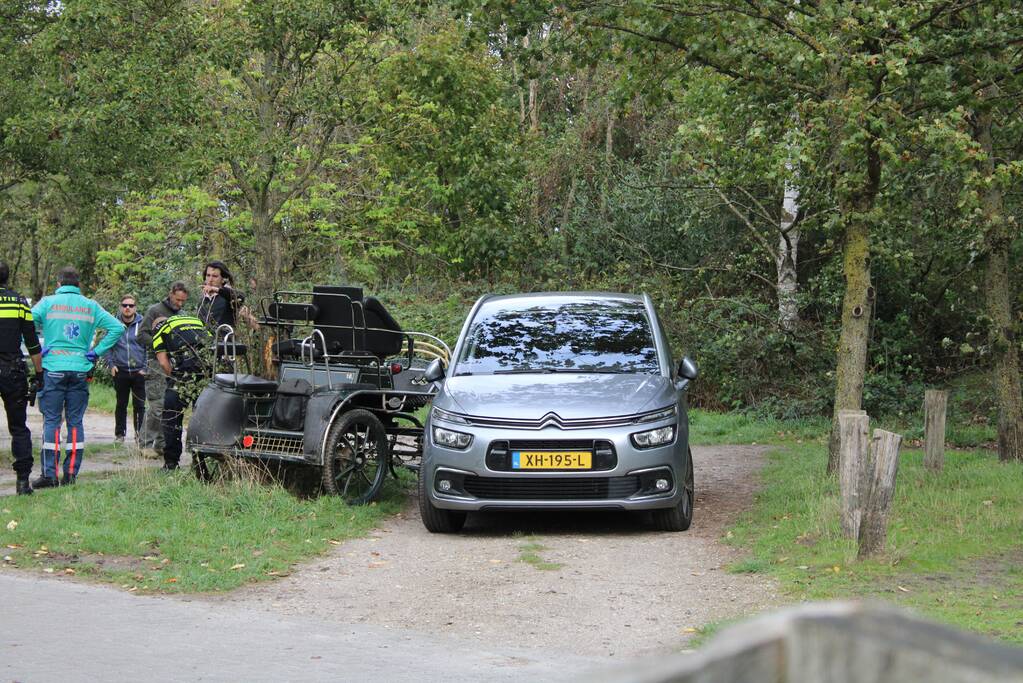 Menwagen botst met auto