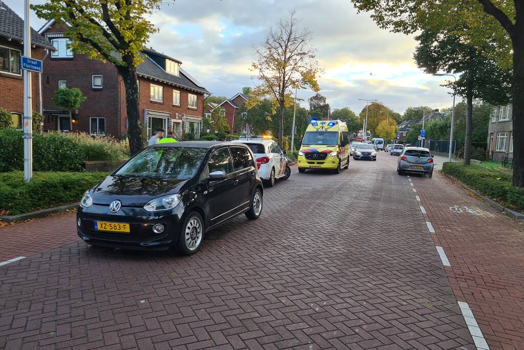 Fietser gewond door aanrijding met auto