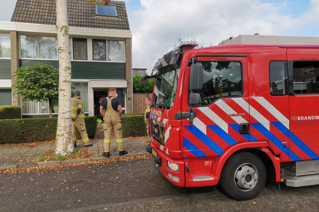 Gaslucht waargenomen in woning