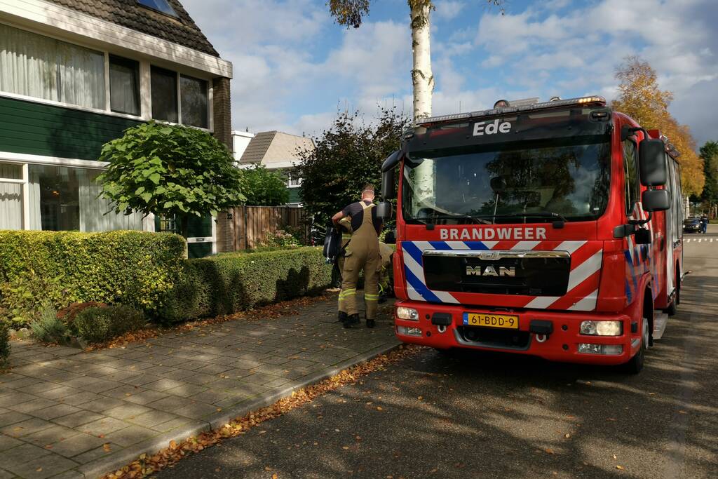 Gaslucht waargenomen in woning