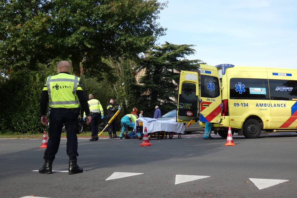 Fietser gewond bij ongeval